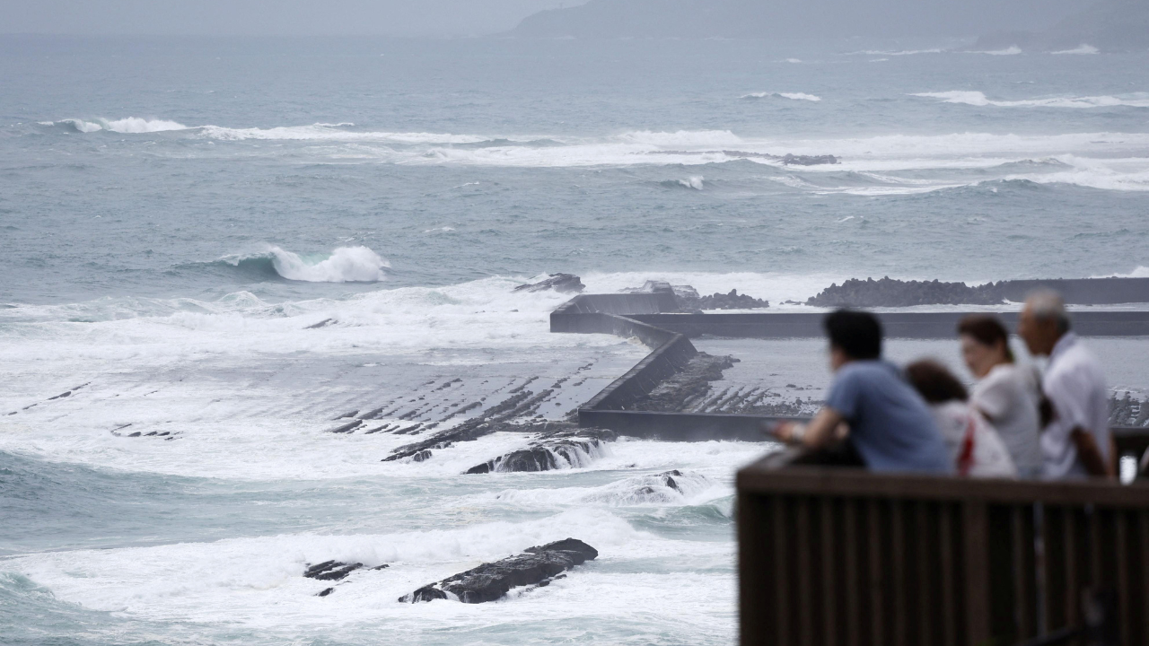 Japan on high alert as Typhoon Shanshan nears with torrential rain and gusty winds