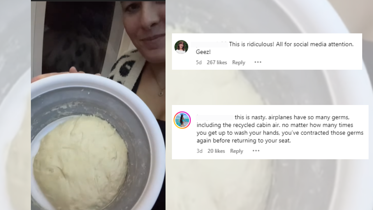 US baking influencer criticized for in-flight bread-making: 'It’s a plane, not a cooking class!'