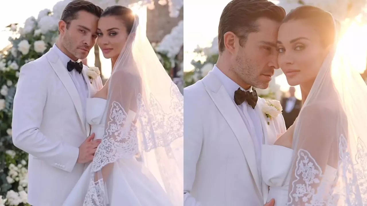 WATCH: Amy Jackson and Ed Westwick's wedding video captures enchanting and ethereal moments | Hindi Movie News Filmymeet