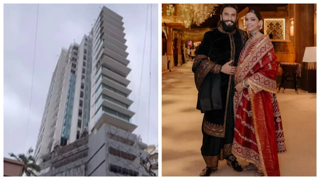 Ranveer Singh and Deepika Padukone Rs 100 crore house nears completion; fans ask “Puri building inki hai?” |