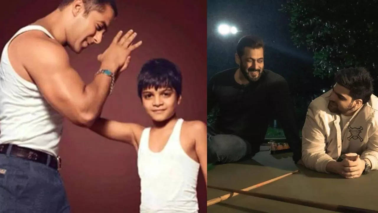 Salman Khan shares adorable throwback picture with nephew Ayaan as they collaborate on upcoming song 'You Are Mine' Filmymeet