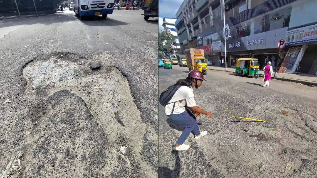 Crater near BBMP head office: If they can’t fix that, what hope for Bengaluru?