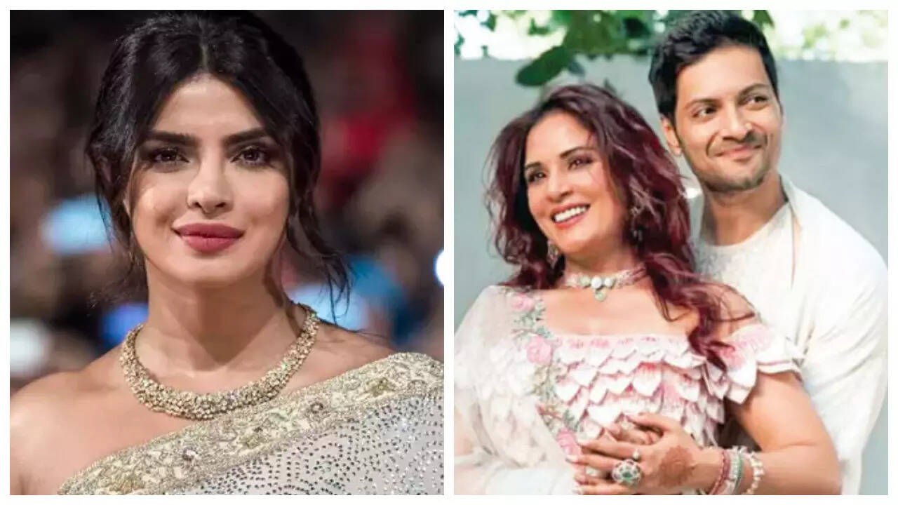 Priyanka surprises new parents Richa and Ali Fazal