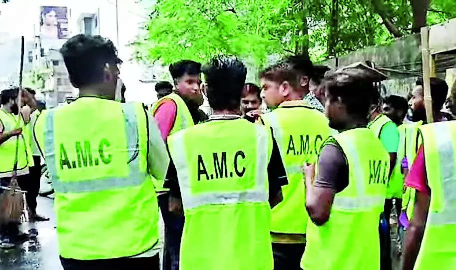 Row erupts over ‘AMC workers’ for flood clean-up