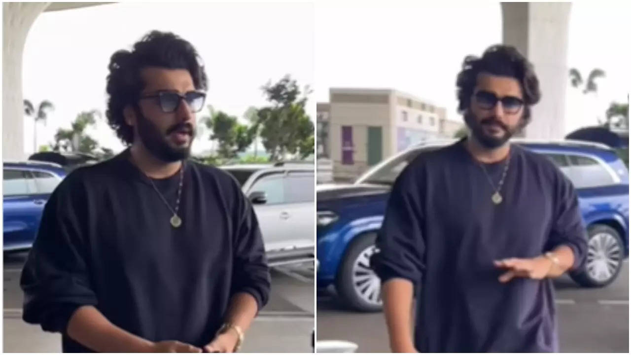 Arjun Kapoor rushes towards the airport without posing for the paps Filmymeet