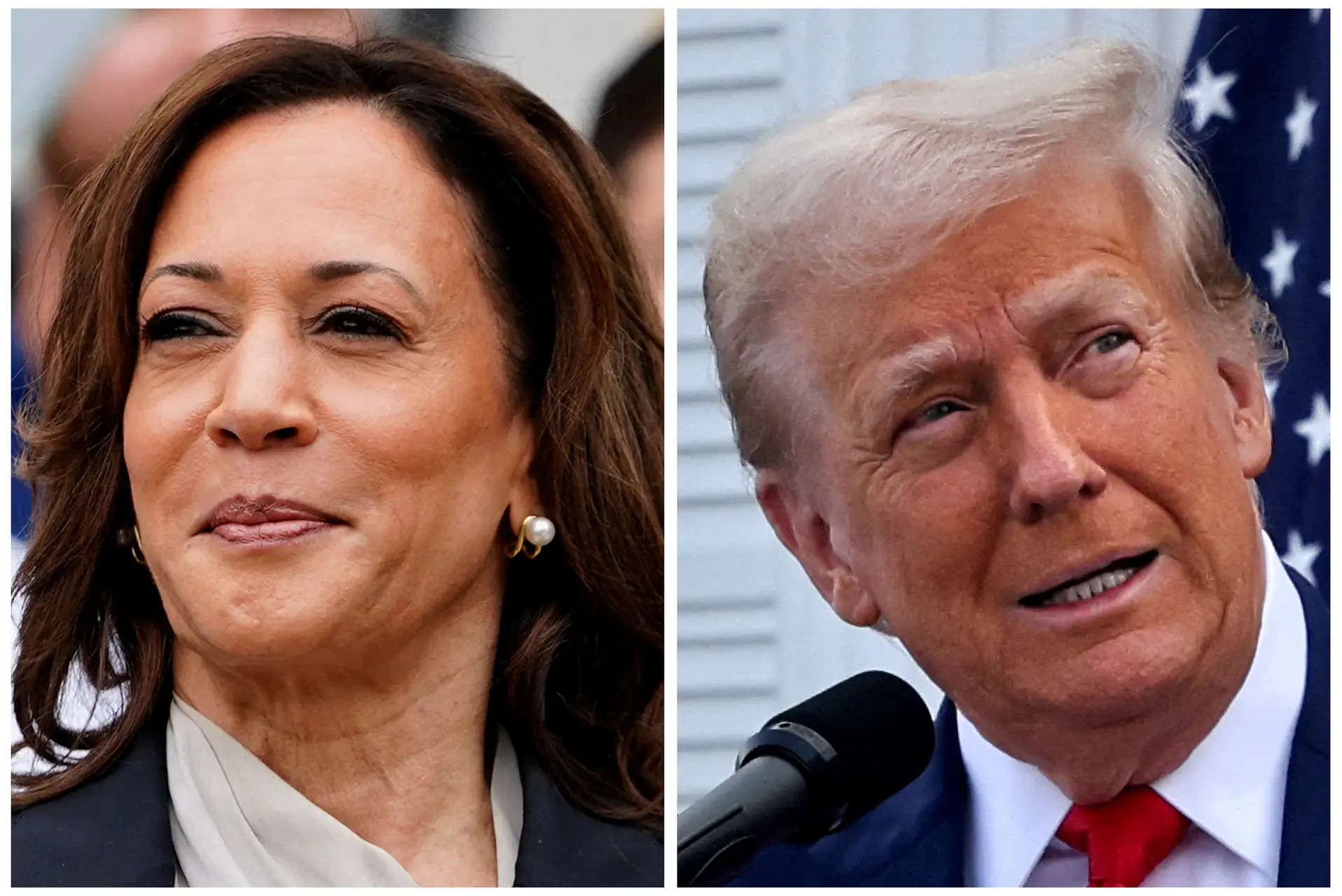 US elections 2024: Harris edges out Trump - New polls show vice president leading in key battlegrounds