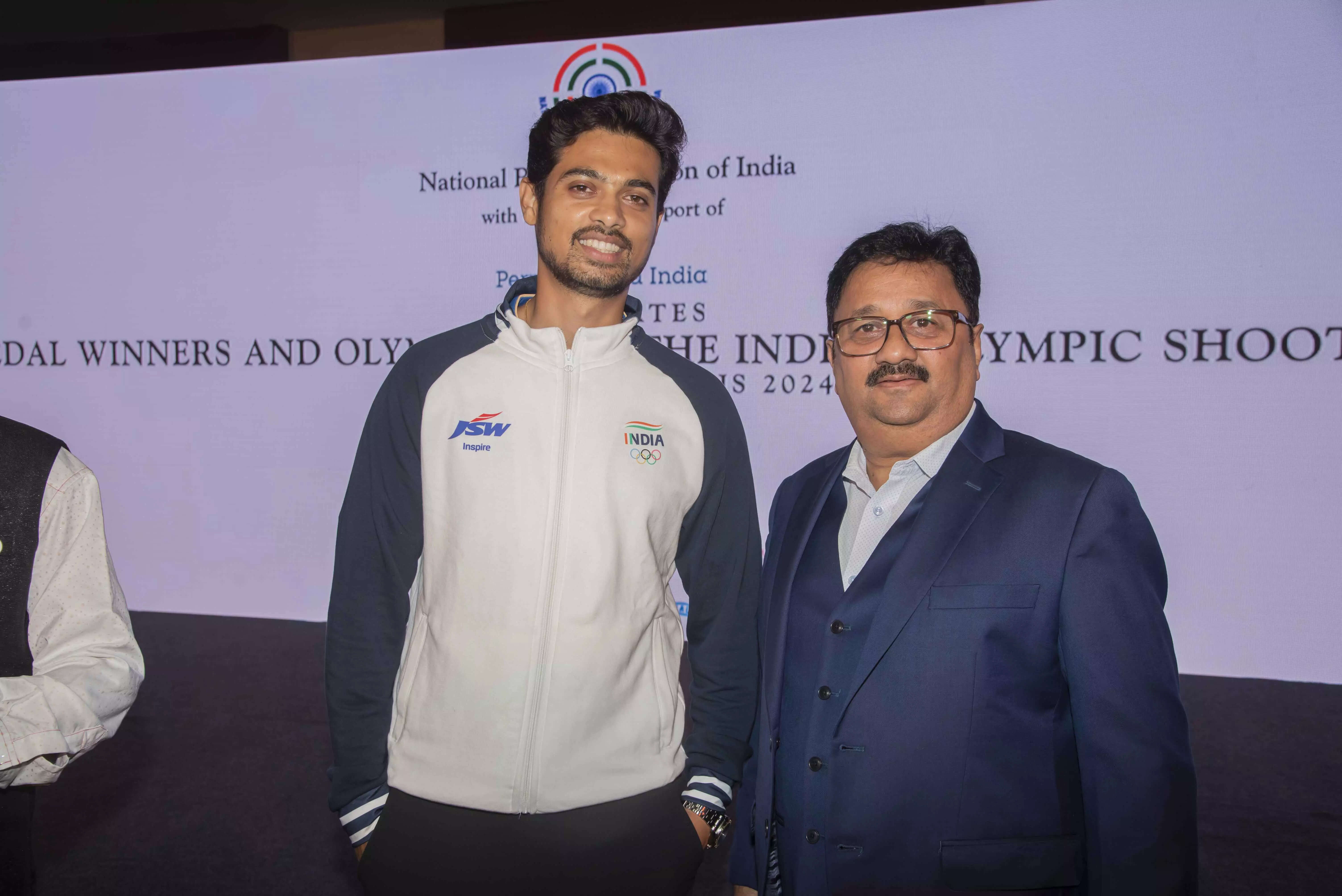 Swapnil Kusale with Prasanna Mohile, President of External Affairs at Pernod Ricard India