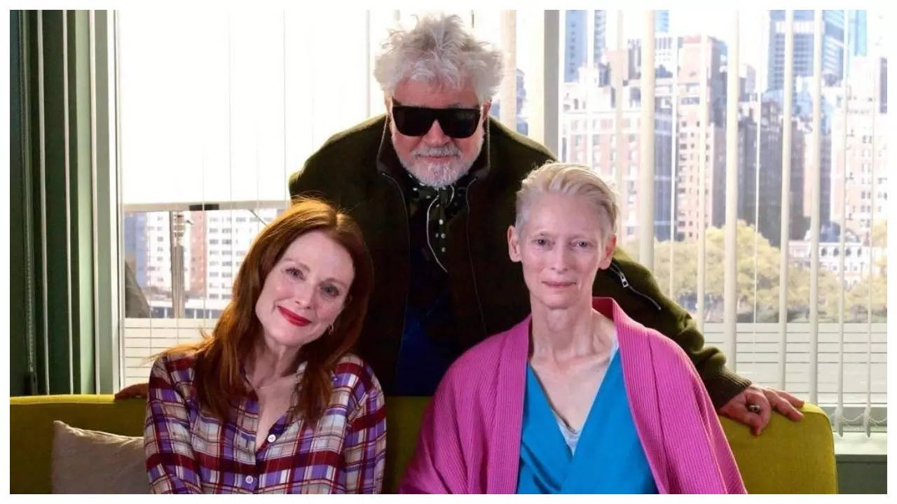 Pedro Almodóvar's 'The Room Next Door' stuns Venice with 17-Minute standing ovation for stars Julianne Moore and Tilda Swinton | Filmymeet