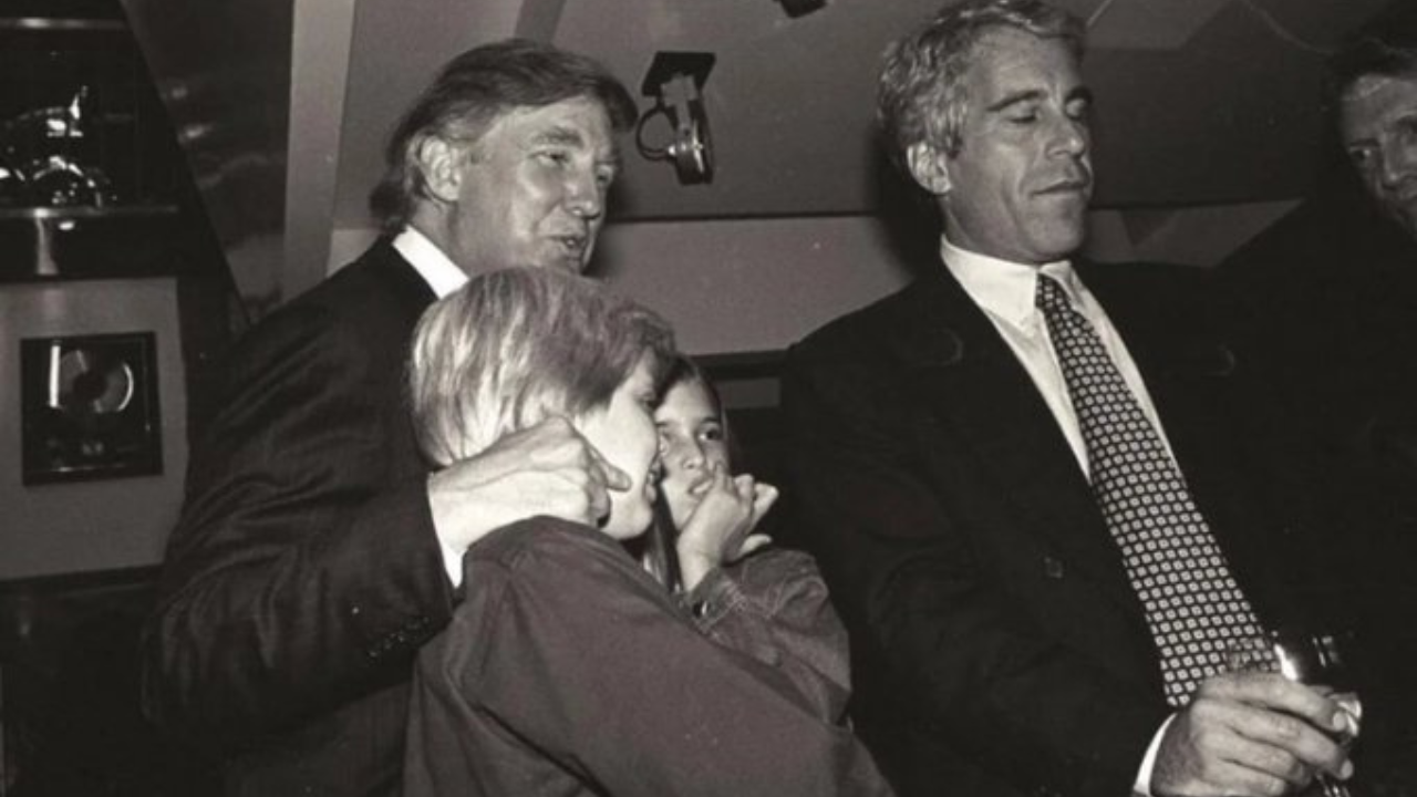 'This guy actually brought his kids around Jeffrey Epstein': Donald Trump's old photo viral