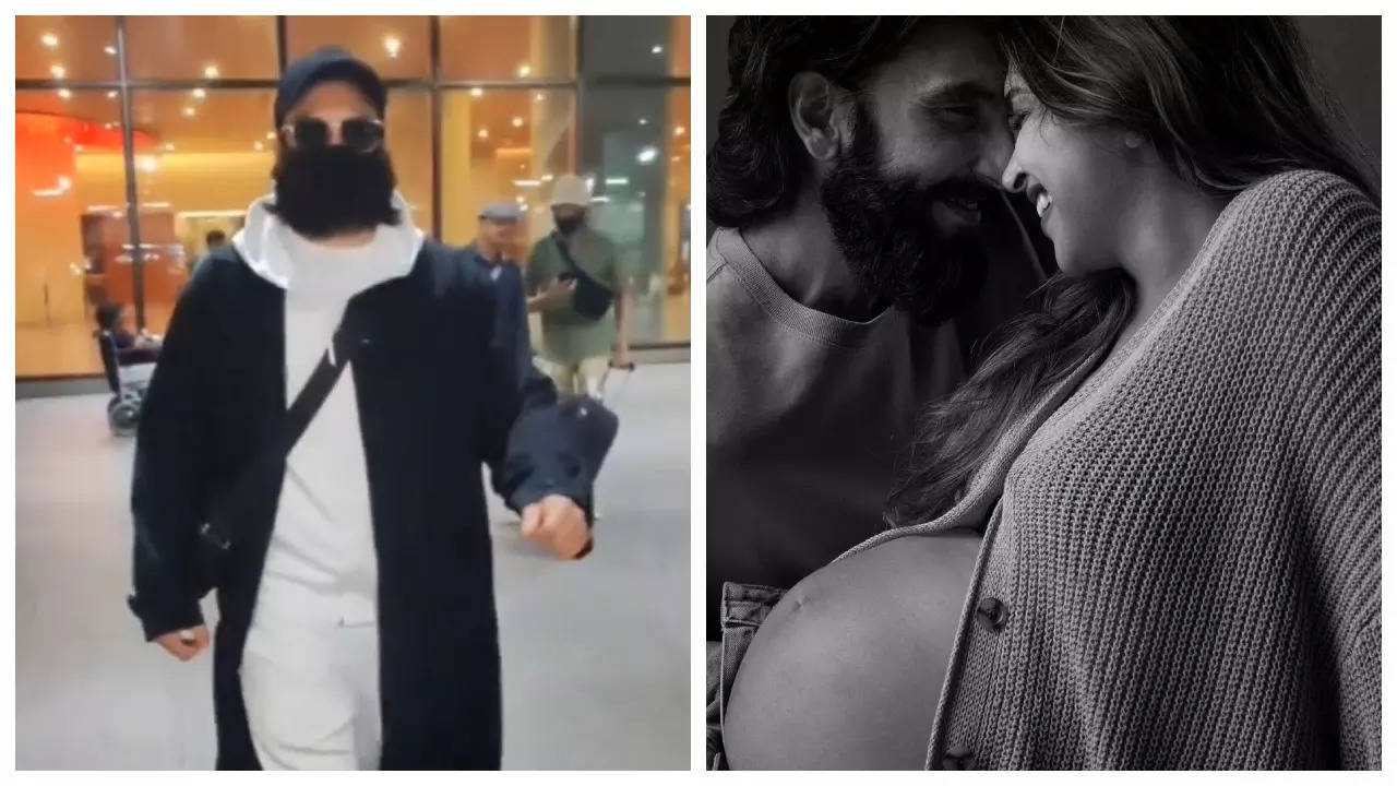 Daddy-to-be Ranveer Singh returns home as Deepika Padukone's delivery date draws close - WATCH | Filmymeet