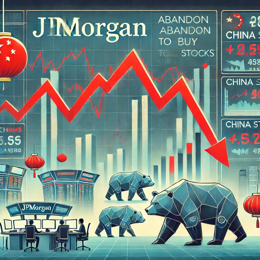 The Headlines – JPMorgan abandons its recommendation to buy China stocks