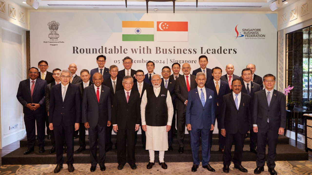 The Headlines – Singapore-India business roundtable: Captains pledge to double investments in India; praise Modi 3.0