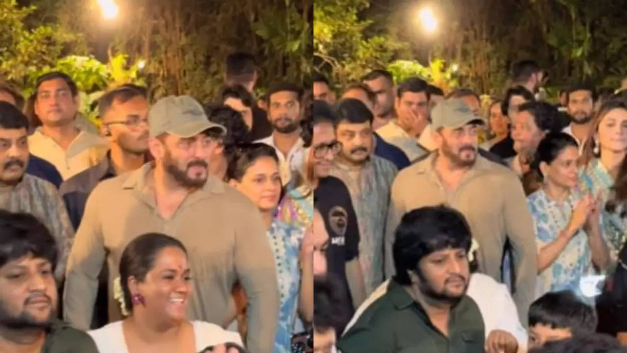 Salman Khan grooves at ‘Ganpati Visarjan’ despite rib injury, fans call him ‘megastar’ – WATCH VIDEO | Hindi Movie News