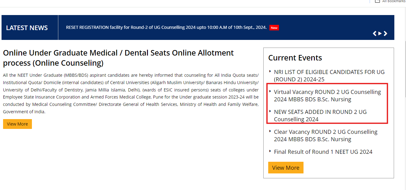 NEET UG Counselling 2024: Over 600 new medical seats added for Phase 2, check detailed seat matrix here