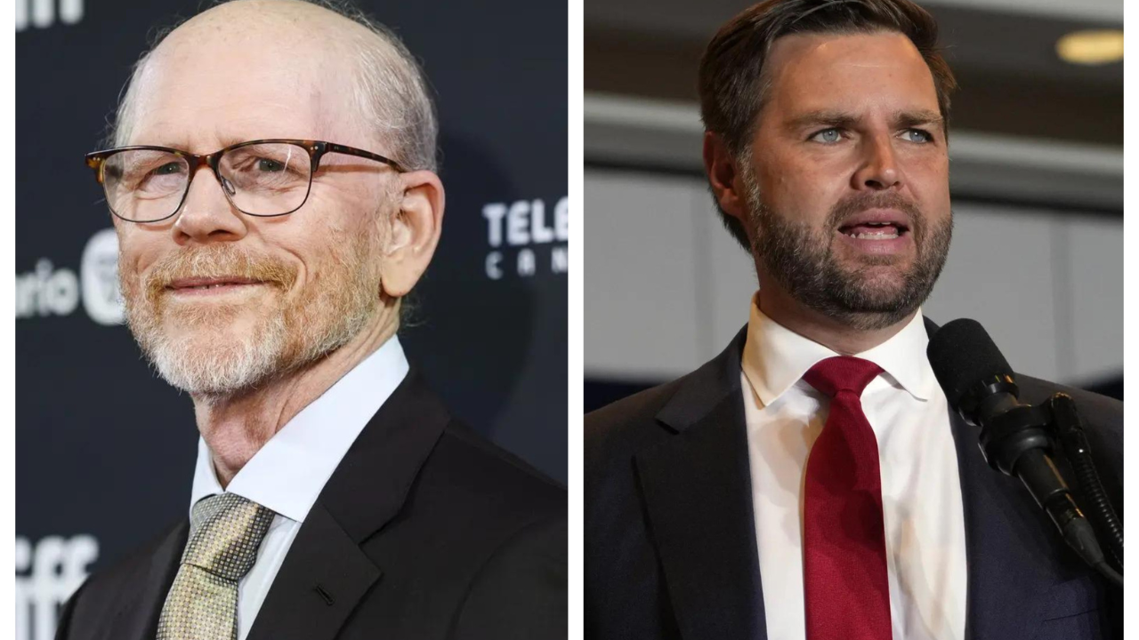 Ron Howard made movie on JD Vance's Hillbilly Elegy but won't vote for him and Trump