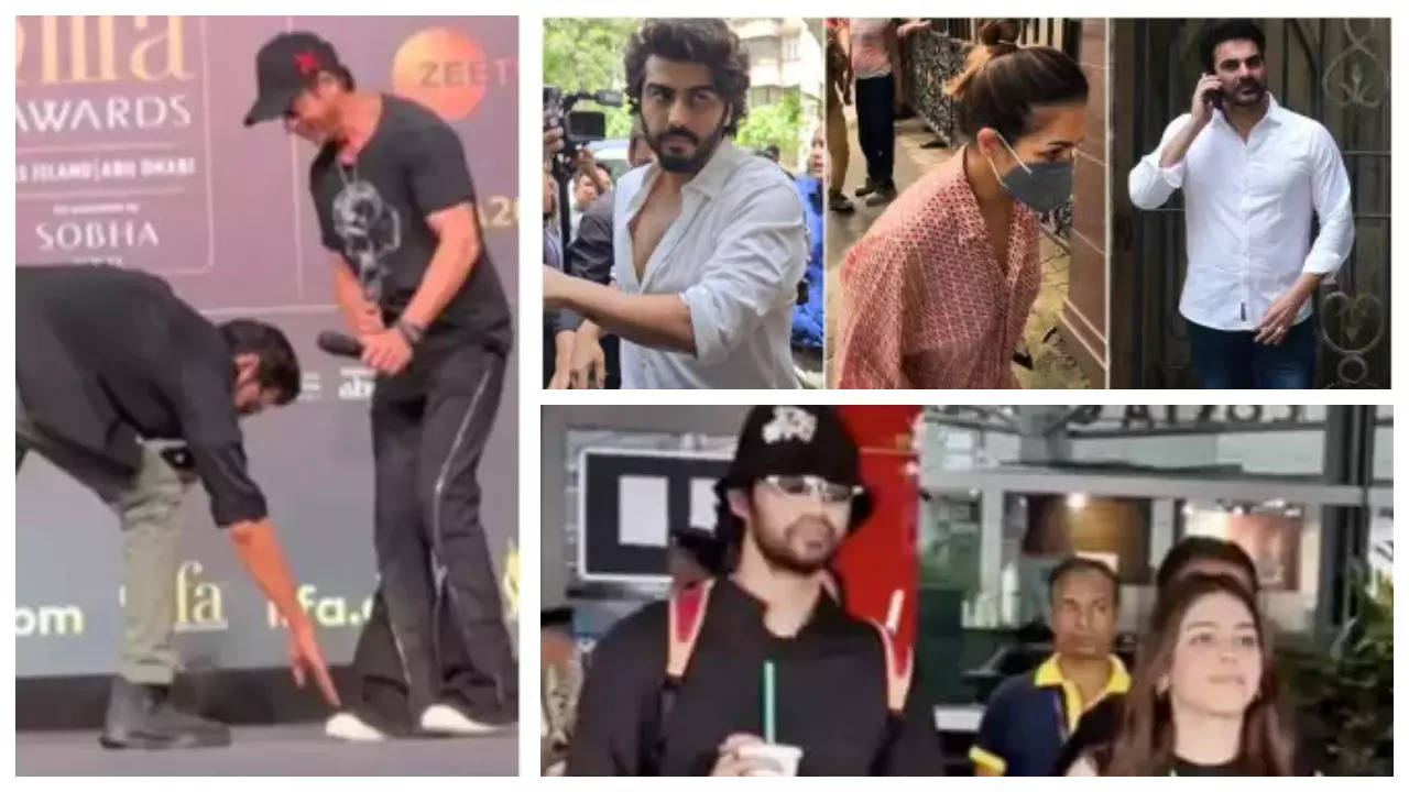 Arbaaz Khan, Arjun Kapoor come together for Malaika Arora after her dad passes away, Alaya F is reportedly dating Babil Khan, Rana Daggubati touches Shah Rukh Khan's feet at an event: Top 5 entertainment news of the day | Filmymeet