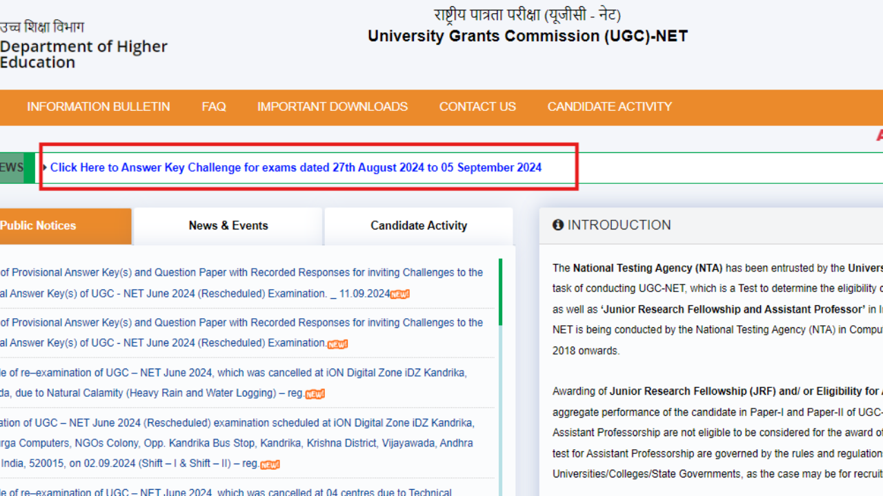 CSIR UGC NET June 2024: Final answer keys for Mathematical Sciences and other subjects released, check next steps