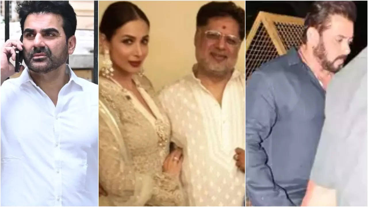 Salman Khan and Family Stand by Malaika Arora During Father's Funeral, Netizens Applaud Support | Filmymeet