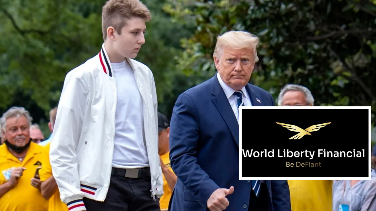 Barron Trump, at 18, takes the lead as ‘DeFi Visionary’ in new Trump family crypto platform World Liberty Financial