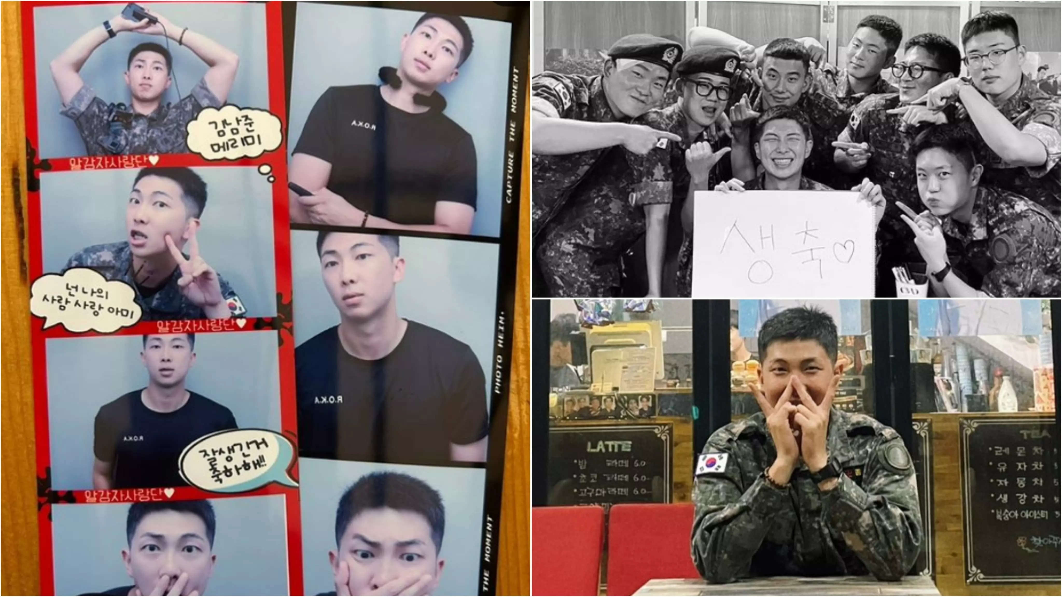 BTS RM Celebrates 30th Birthday with Military Friends at Fan-Organized Café Event | Filmymeet