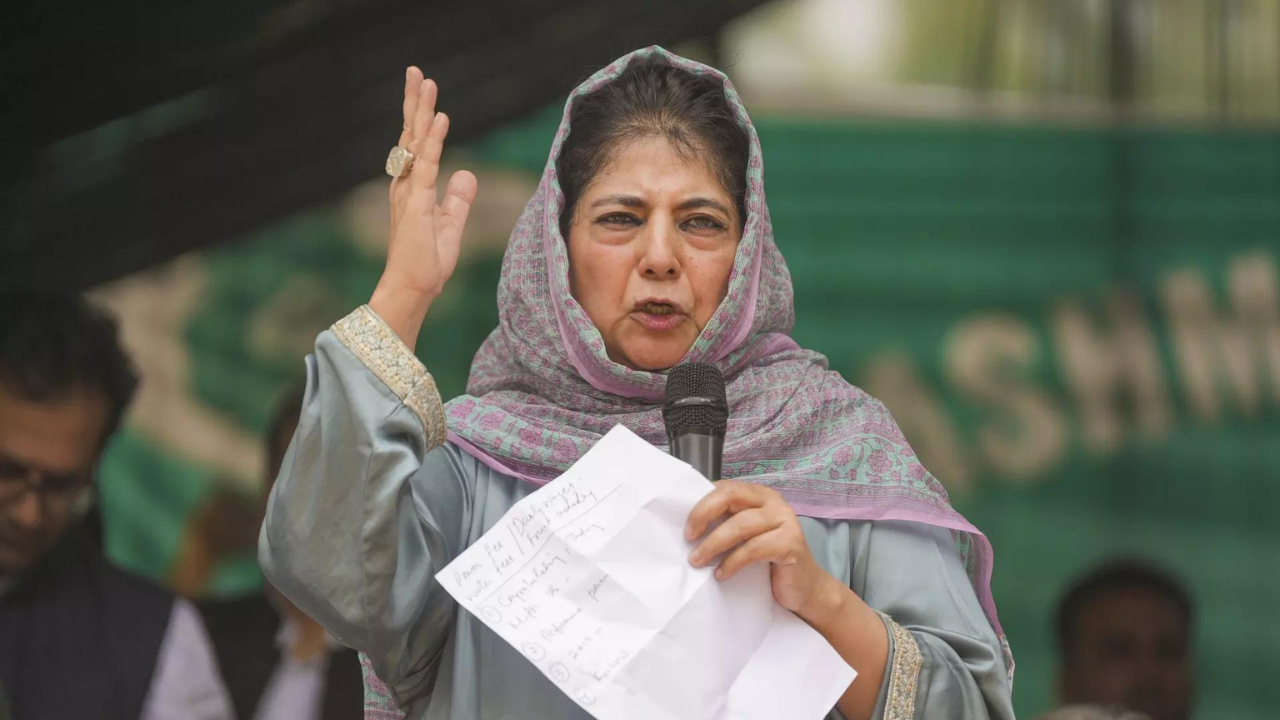 Contesting J&K polls to stop BJP from burying Article 370, Kashmir issue: PDP's Mehbooba Mufti