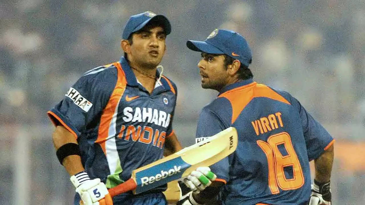 When Gambhir shared his Man of the Match award with Virat