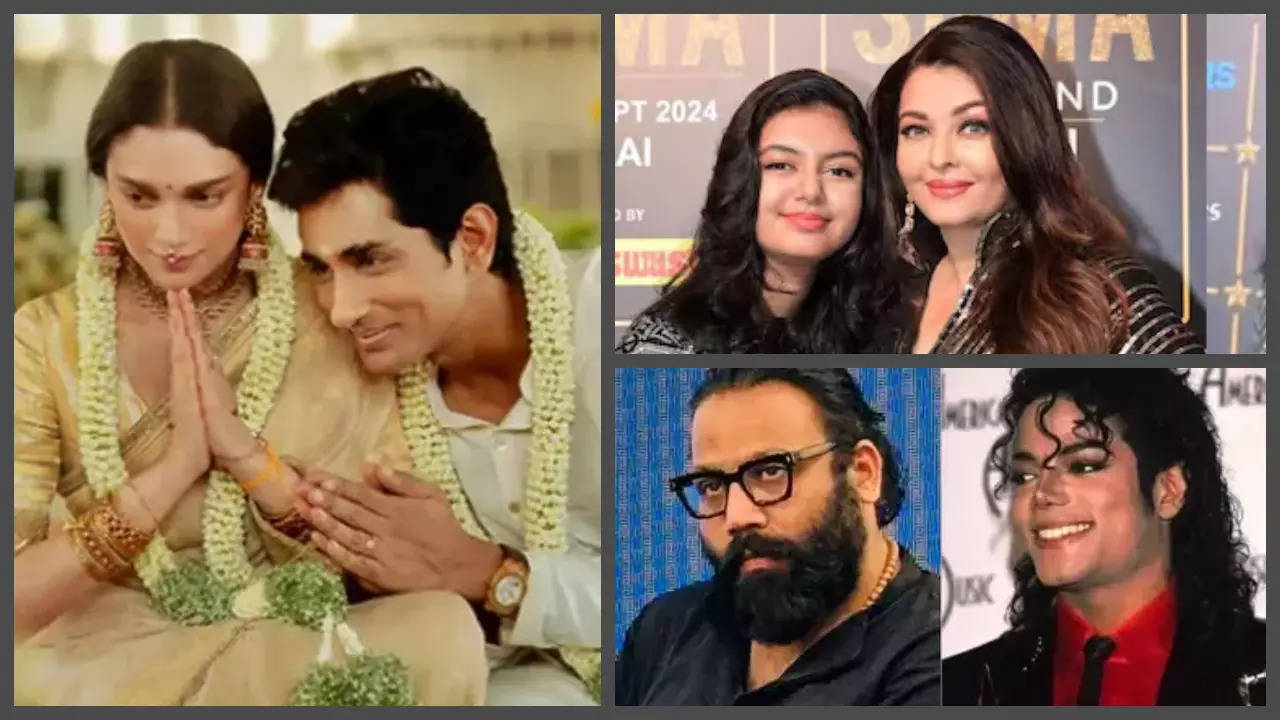 Aditi Rao Hydari-Siddharth get married secretly, Sandeep Reddy Vanga wants to do a biopic on Michael Jackson, Aishwarya Rai-Aaradhya Bacchan's PDA catches eyeballs: Top 5 entertainment news of the day | Filmymeet