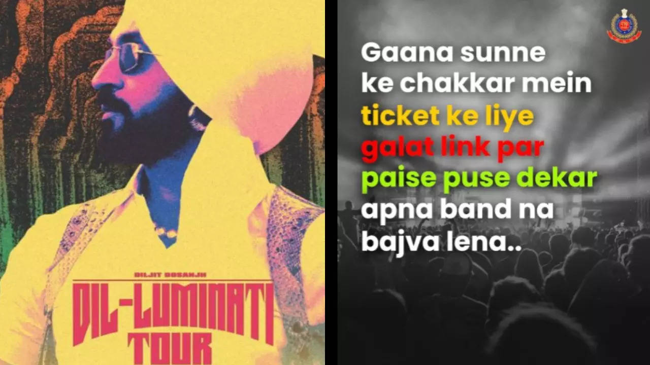 Ahead of Diljit Dosanjh’s Dil-Luminati concert, Delhi Police issues online fraud warning in the most hilarious way possible: ‘Paise puse baare soche duniya..’ | Filmymeet