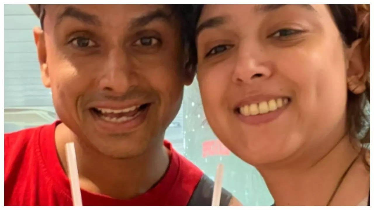 Nupur Shikhare shares a heartfelt post for wife Ira Khan as he finishes Triathlon; Says,'I love you a lot' | Hindi Movie News Filmymeet