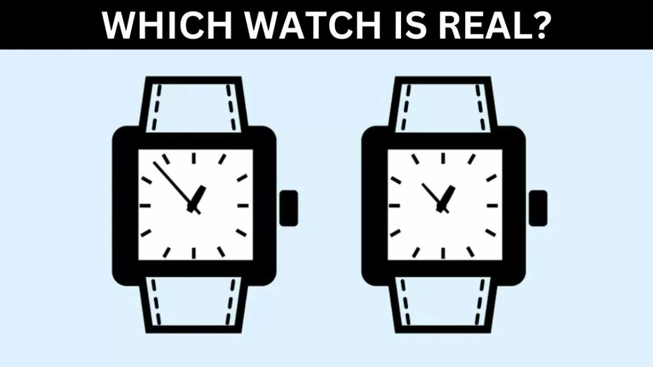 Optical Illusion: Only the sharpest person can tell which watch is real