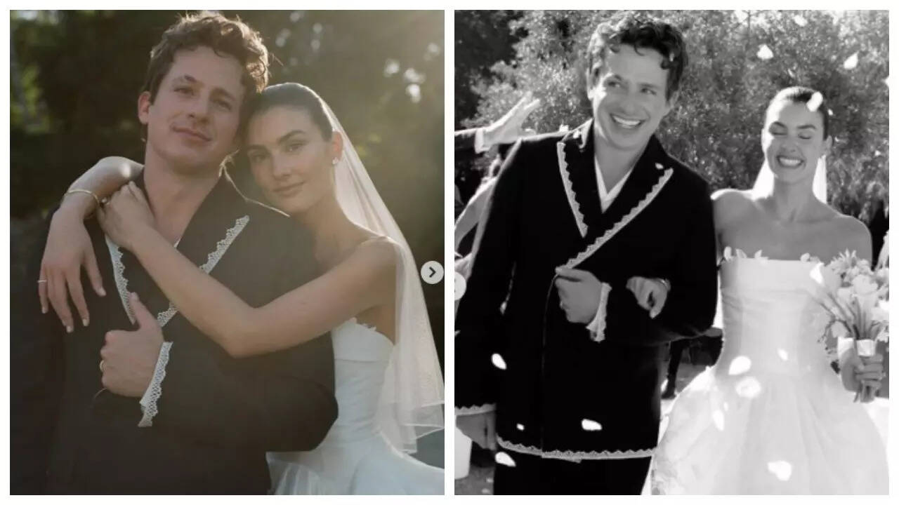 Charlie Puth confirms marriage to Brooke Sansone; shares pics from intimate wedding | Filmymeet