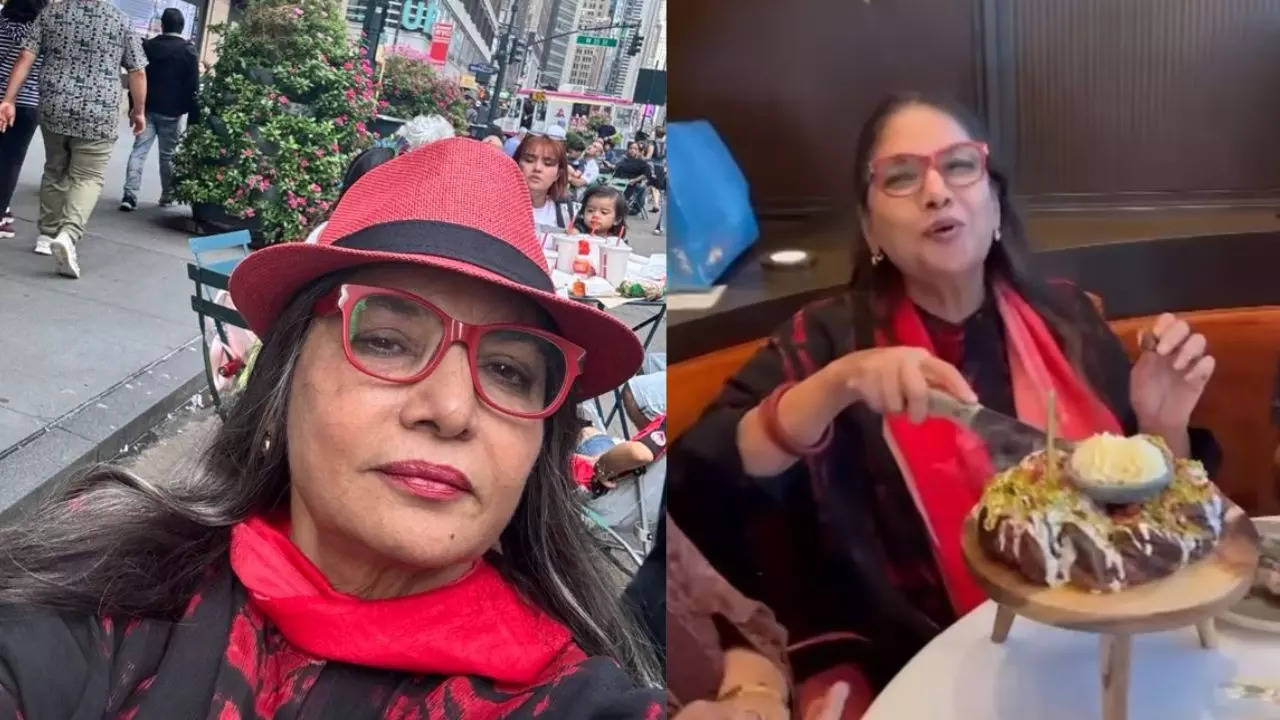 WATCH: Shabana Azmi rings in 74th birthday with friends in New York | Hindi Movie News Filmymeet