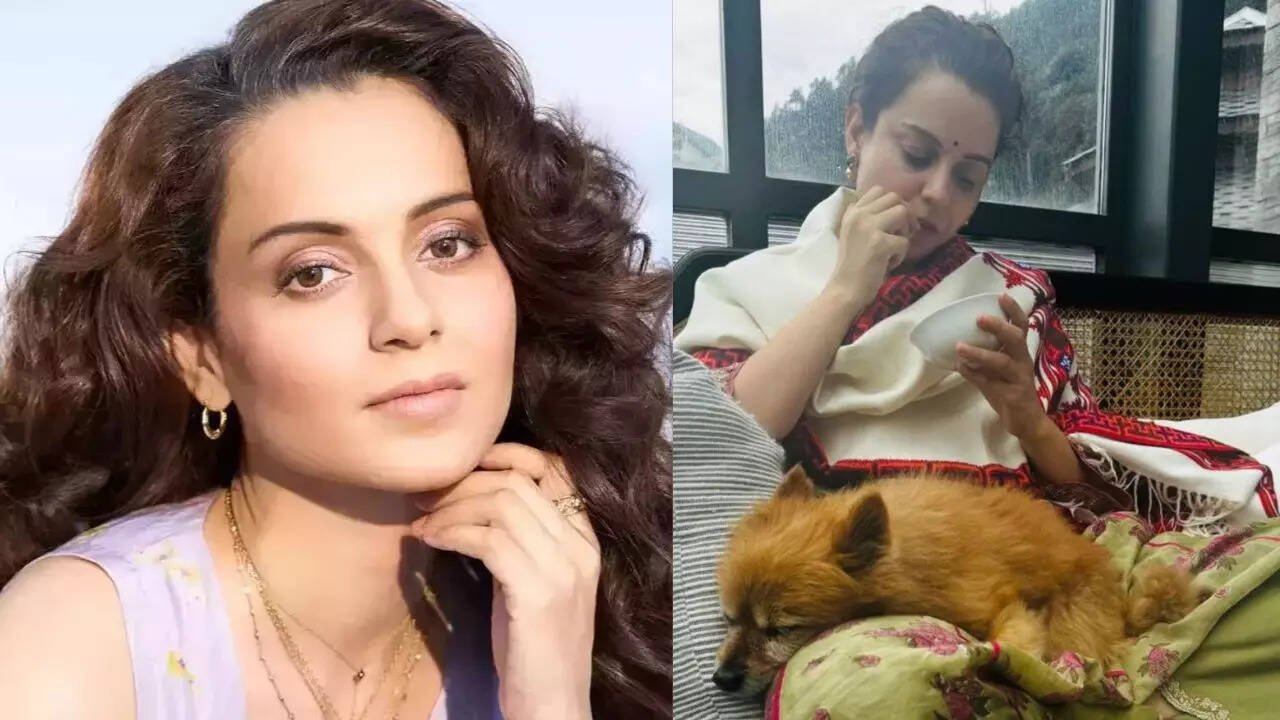 Pic: Kangana Ranaut is back home in Mandi