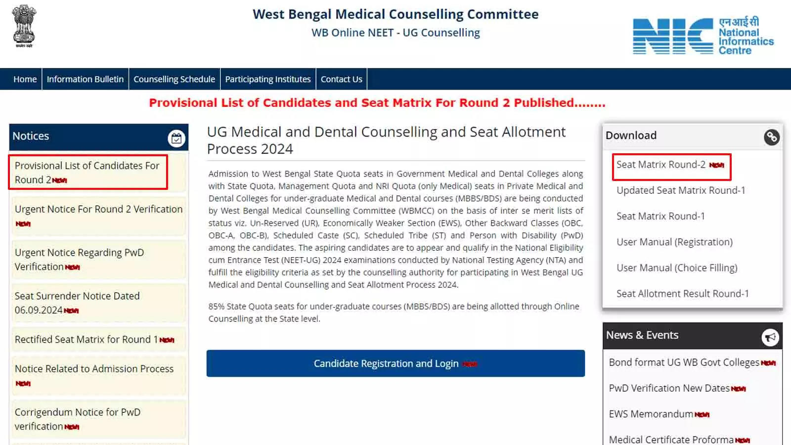 WB NEET Counselling 2024 Round 2: Provisional List and Seat Matrix Released; Download Here – Times of India