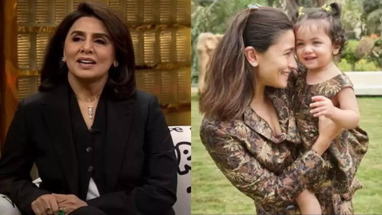 Neetu and Alia's banter over Raha's first words