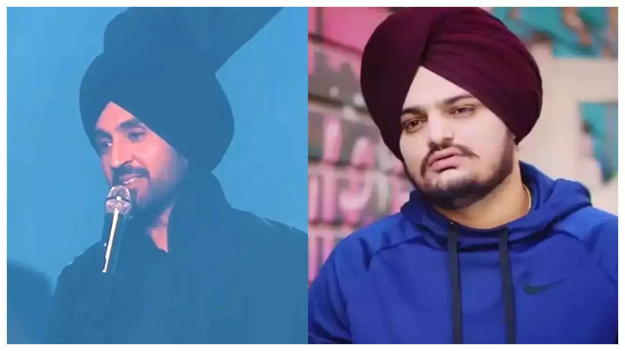 When Diljit Dosanjh paid a to Sidhu Moosewala at his concert: “Moosewala naam dilla ute likheya” | Filmymeet