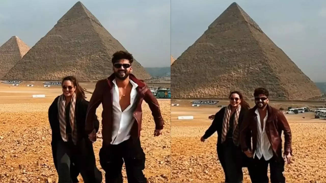 Sonakshi-Zaheer's old video of Egyptian adventure