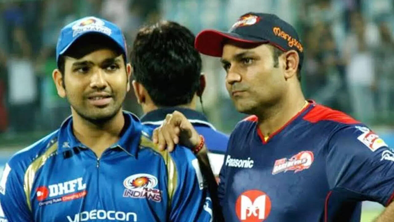 When Rohit bunked class to meet his idol Virender Sehwag