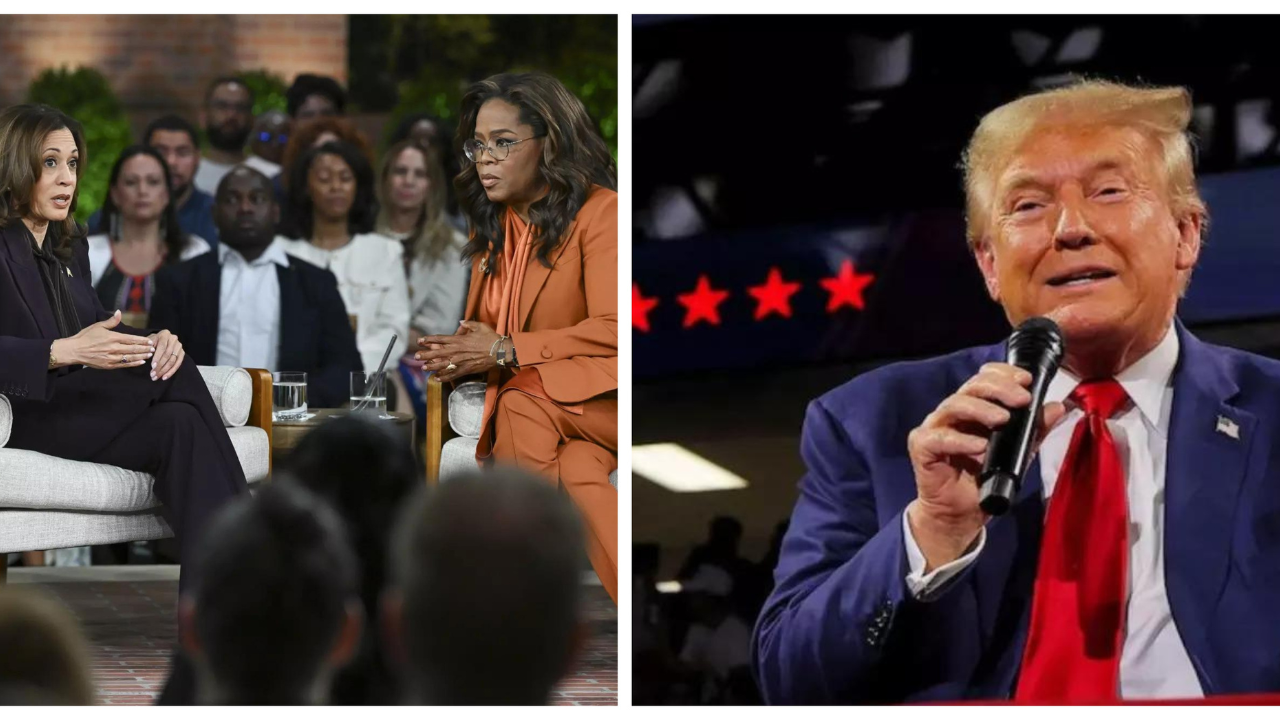 'This isn't real Oprah...': Trump hate-reviews interview, says Kamala looked really...