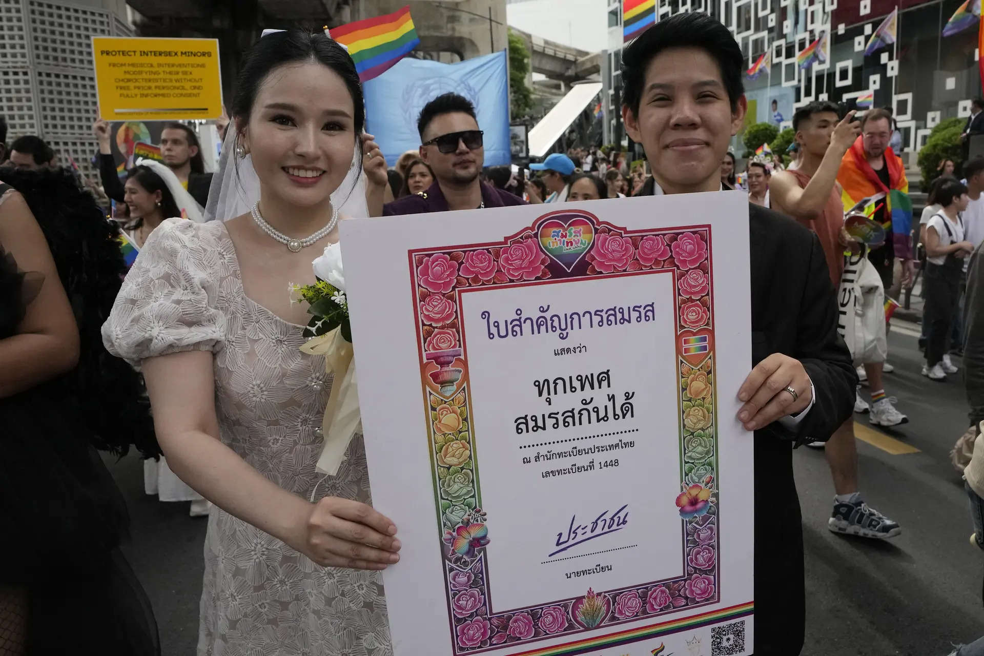 Thailand's historic same-sex marriage bill gets royal endorsement