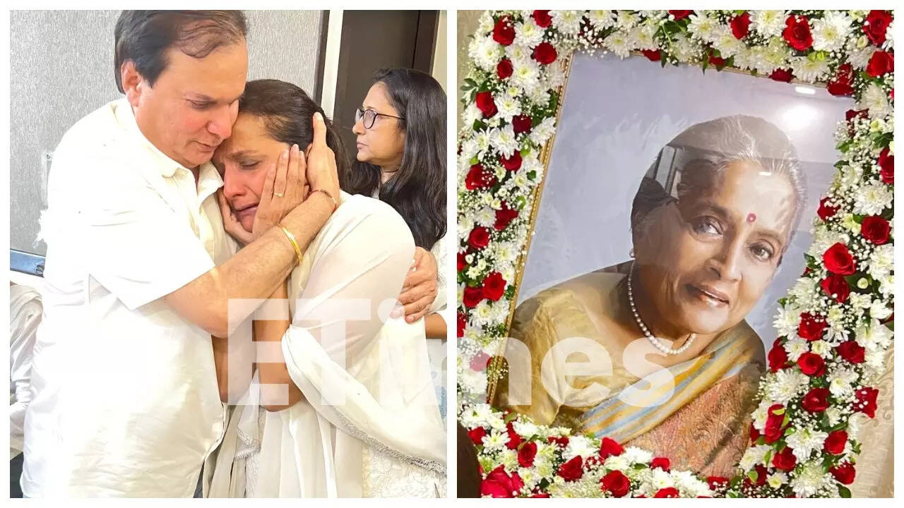 Madhura Pandit Jasraj's family bid teary goodbye