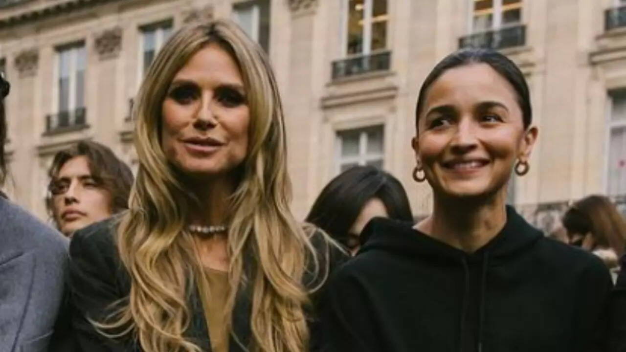 Alia shares pics with Heidi Klum from Paris