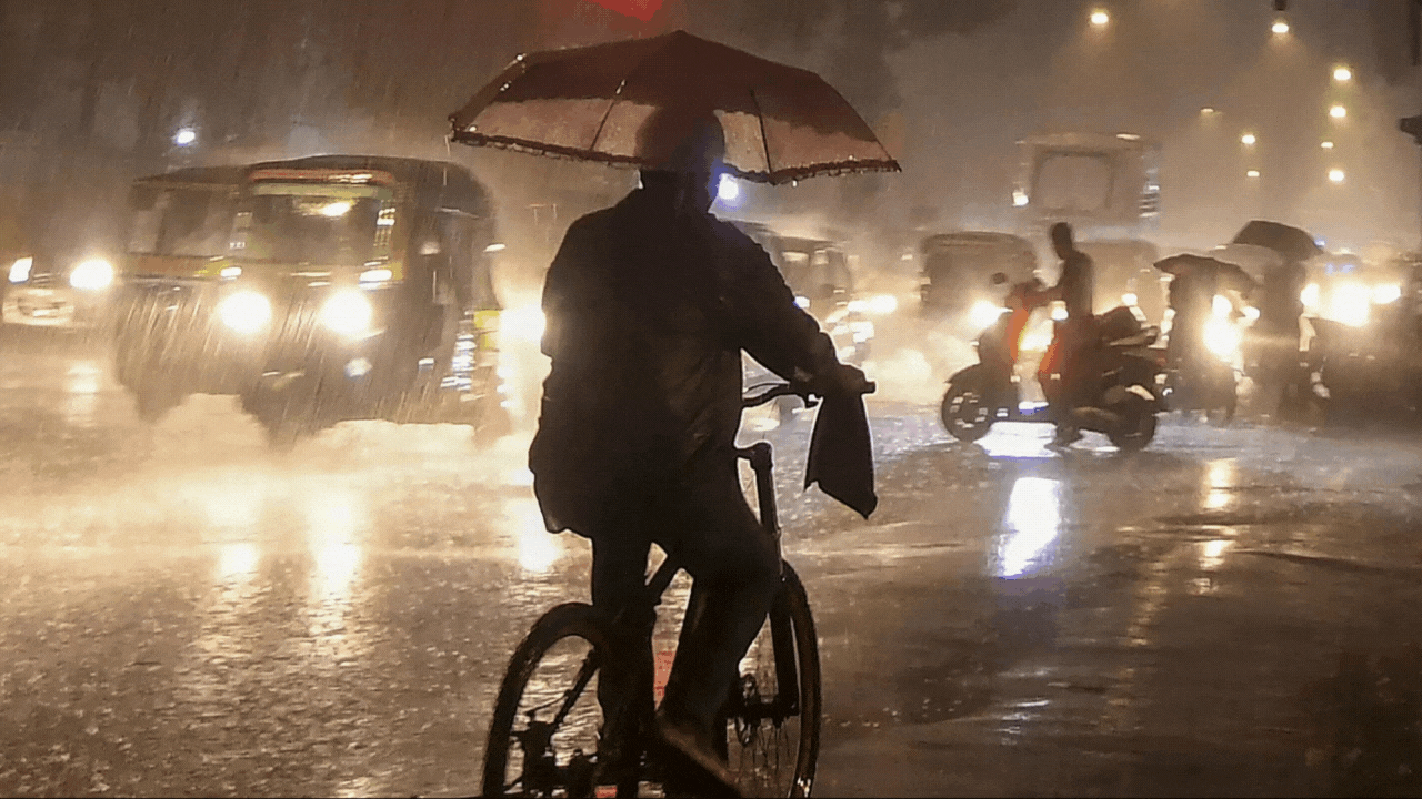 Mumbai rains disrupt traffic: Local trains halted and schools closed amid red alert