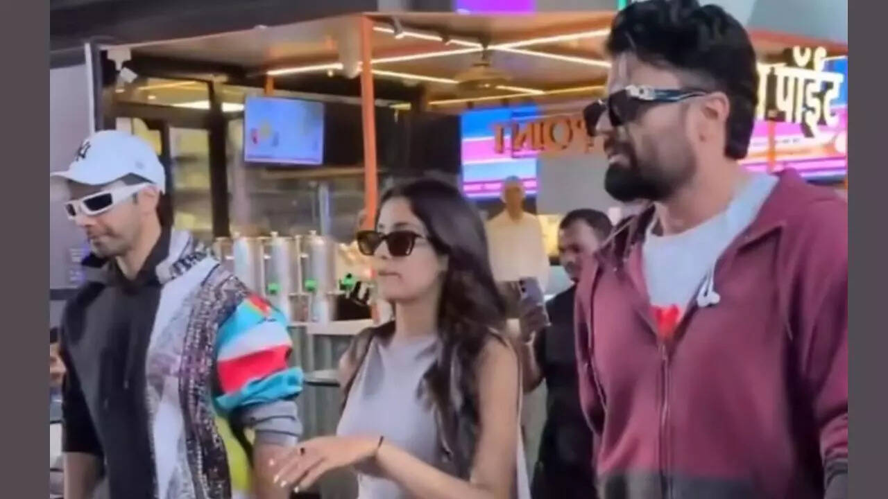 Varun, Janhvi and Maniesh make a stylish return