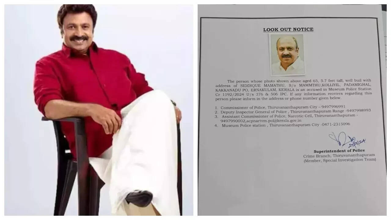 Lookout notice against Malayalam actor Siddique