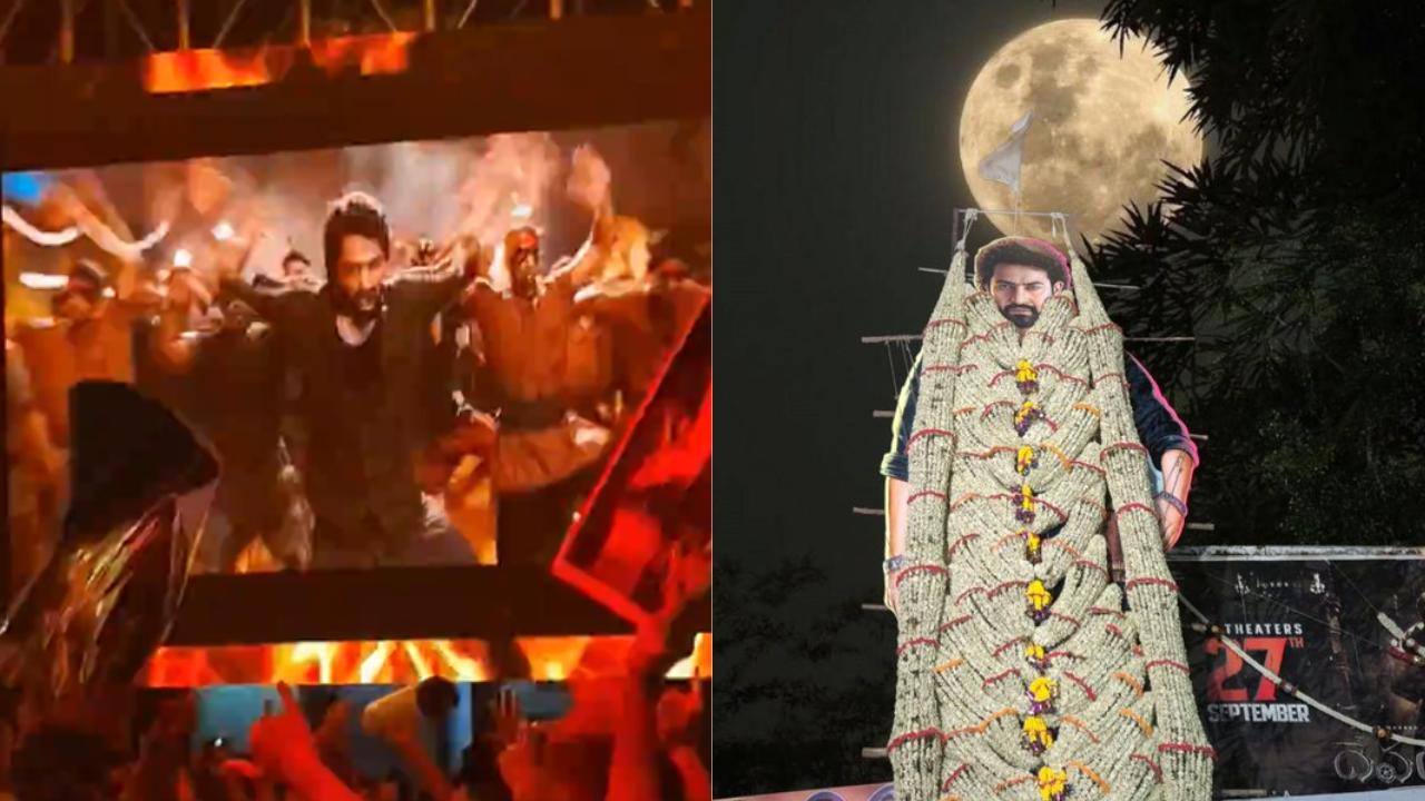 Jr NTR fans celebrate Devara release with fireworks