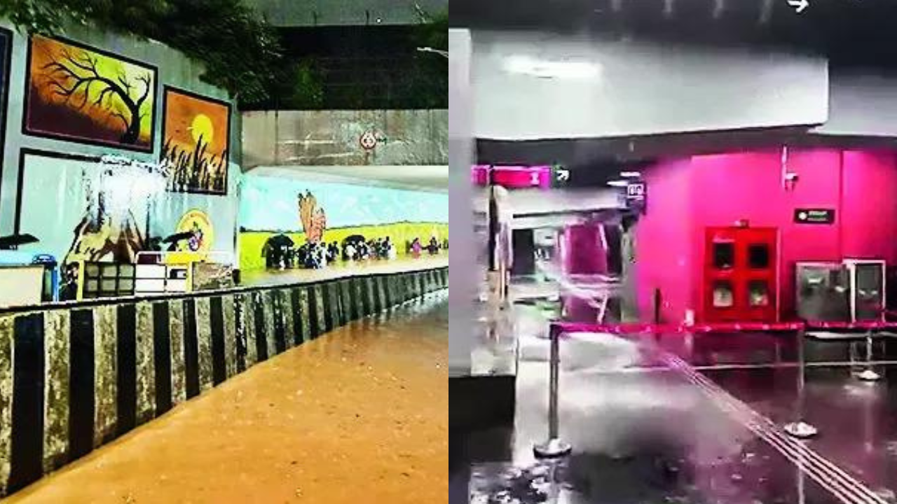 Mumbai Metro mess: Subway flooded, station roof leaks; citizens slam Aarey, Jogeshwari chaos