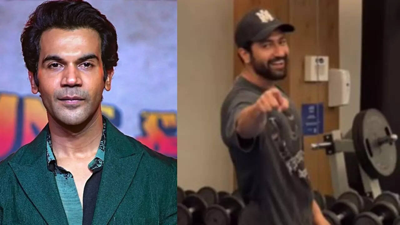 Vicky's new workout with and bromance with Rajkummar