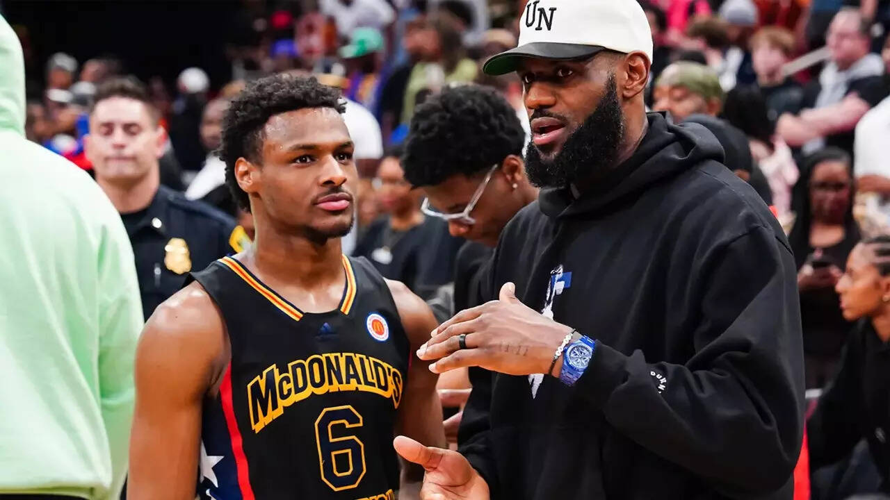 First father-son duo on NBA court! LeBron, Bronny poised for history