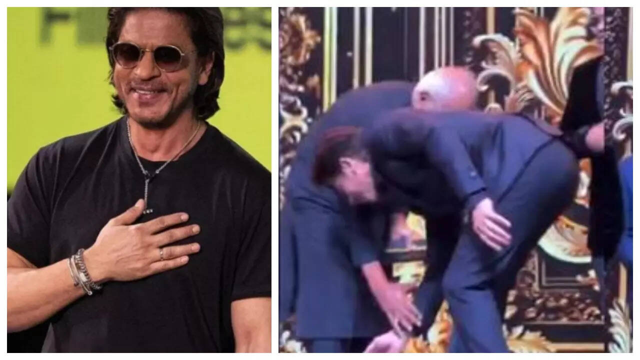 SRK touches Mani Ratnam's feet and wins heart